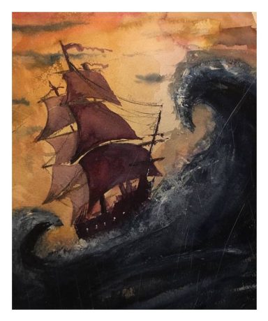 ❌ Barco en la tormenta